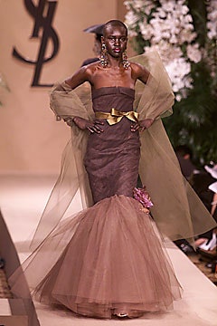 Saint Laurent S/S 01 Couture Look 84