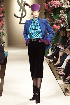 Saint Laurent F/W 01 Couture Look 4