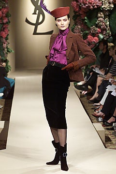 Saint Laurent F/W 01 Couture Look 6