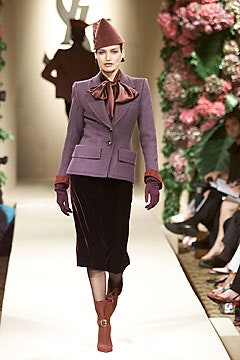 Saint Laurent F/W 01 Couture Look 7