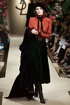 Saint Laurent F/W 01 Couture Look 12