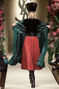 Saint Laurent F/W 01 Couture Look 13