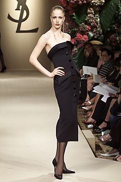Saint Laurent F/W 01 Couture Look 35