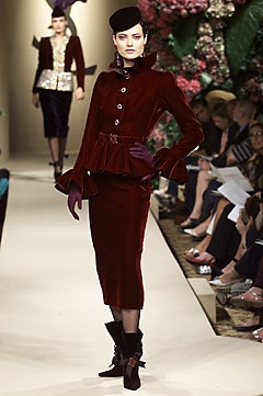 Saint Laurent F/W 01 Couture Look 49