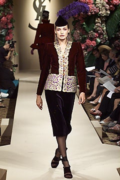 Saint Laurent F/W 01 Couture Look 50