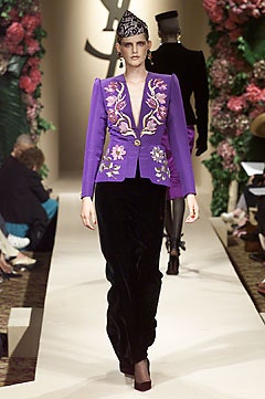 Saint Laurent F/W 01 Couture Look 52