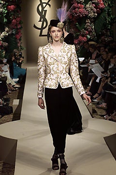 Saint Laurent F/W 01 Couture Look 54