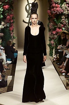 Saint Laurent F/W 01 Couture Look 65