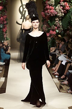Saint Laurent F/W 01 Couture Look 74