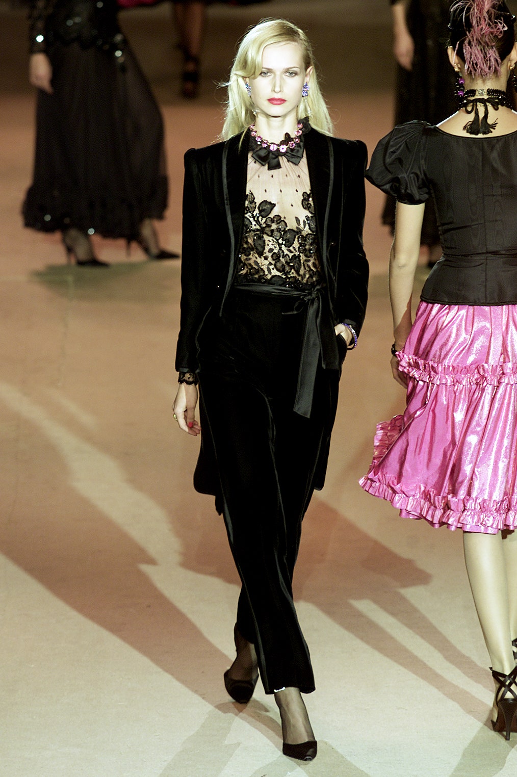 Saint Laurent S/S 02 Couture Look 102