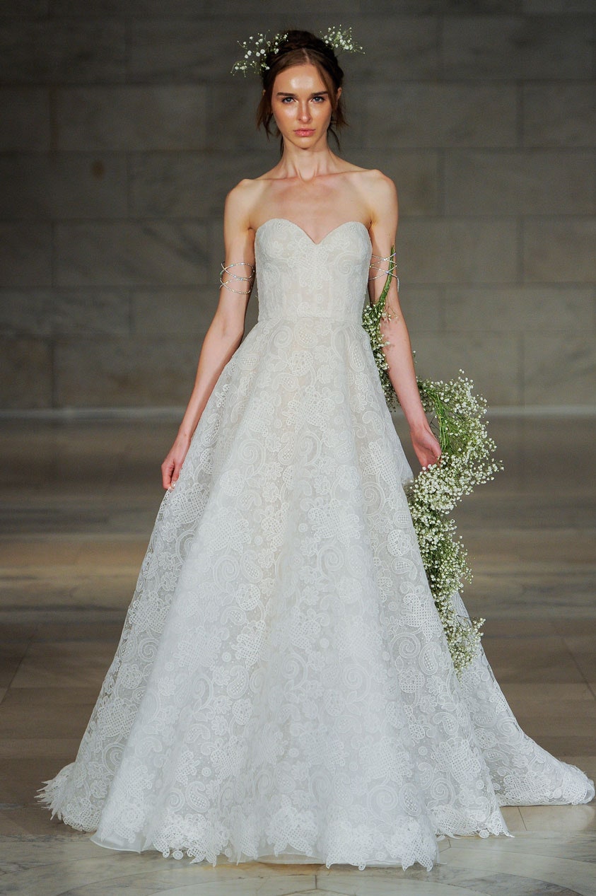 Reem Acra F/W 18 Bridal Look 15
