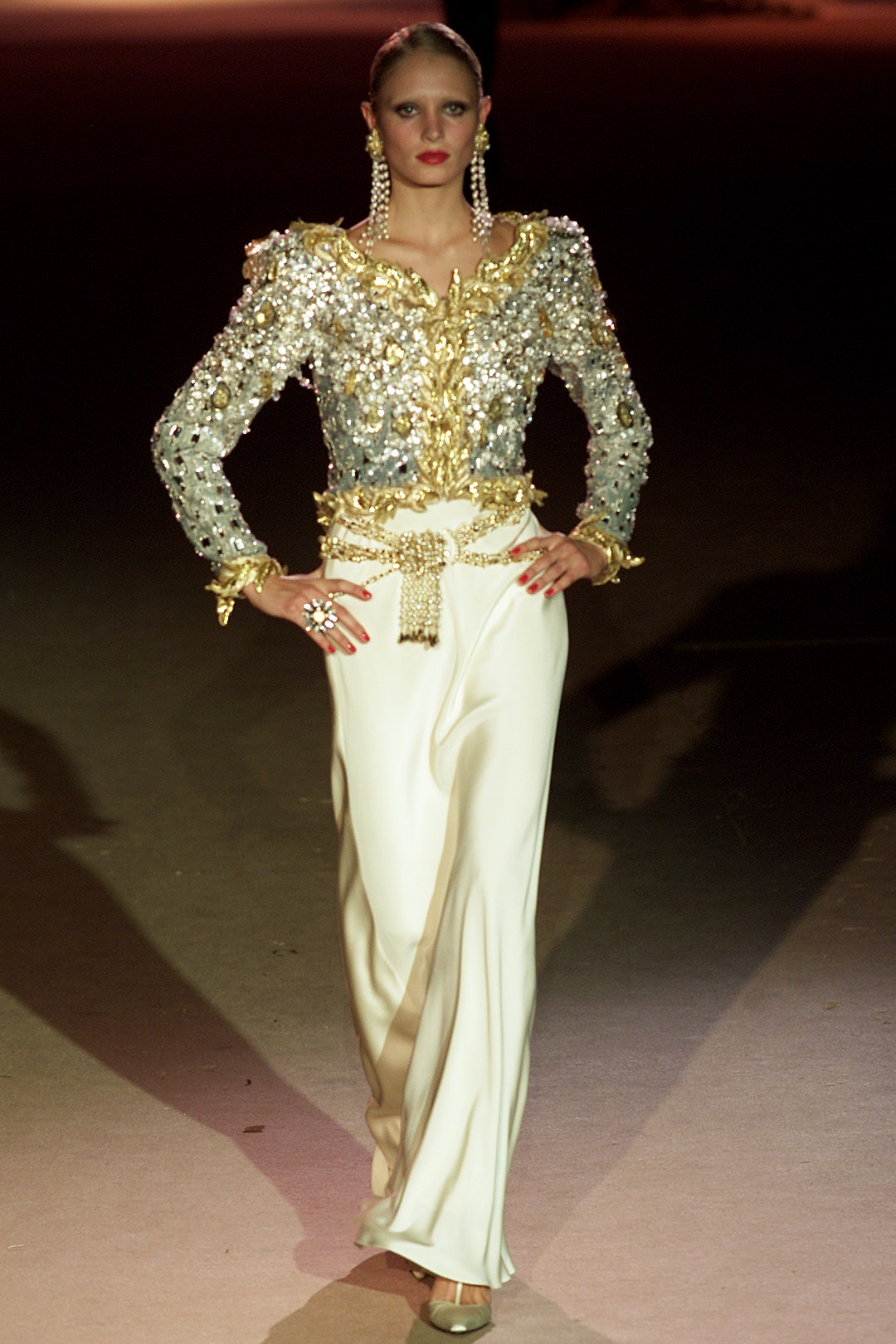 Saint Laurent S/S 02 Couture Look 154