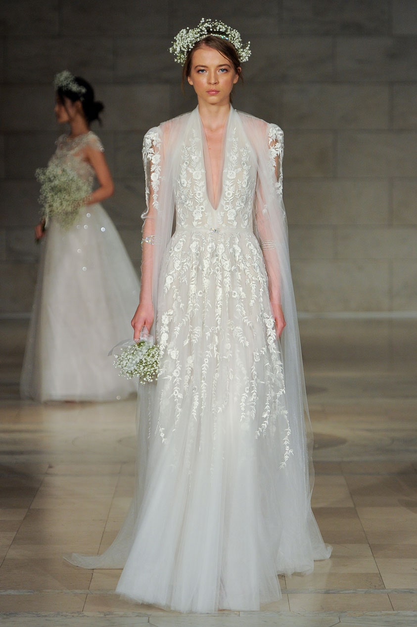 Reem Acra F/W 18 Bridal Look 18