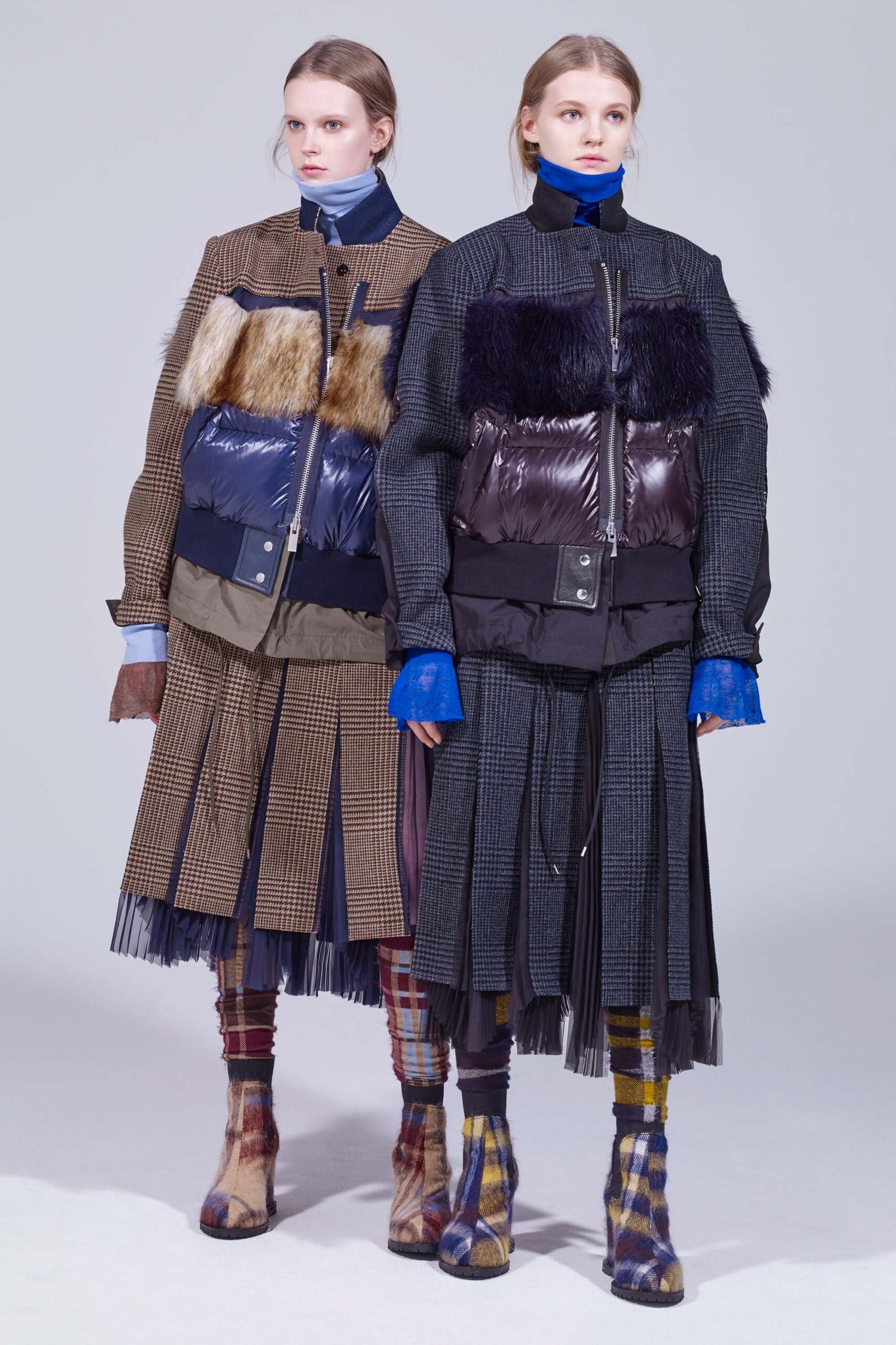 Sacai F/W 18 Look 18