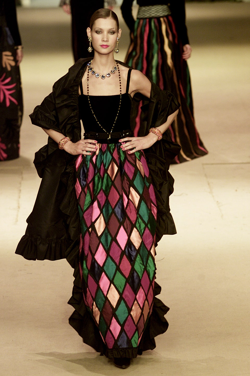 Saint Laurent S/S 02 Couture Look 186