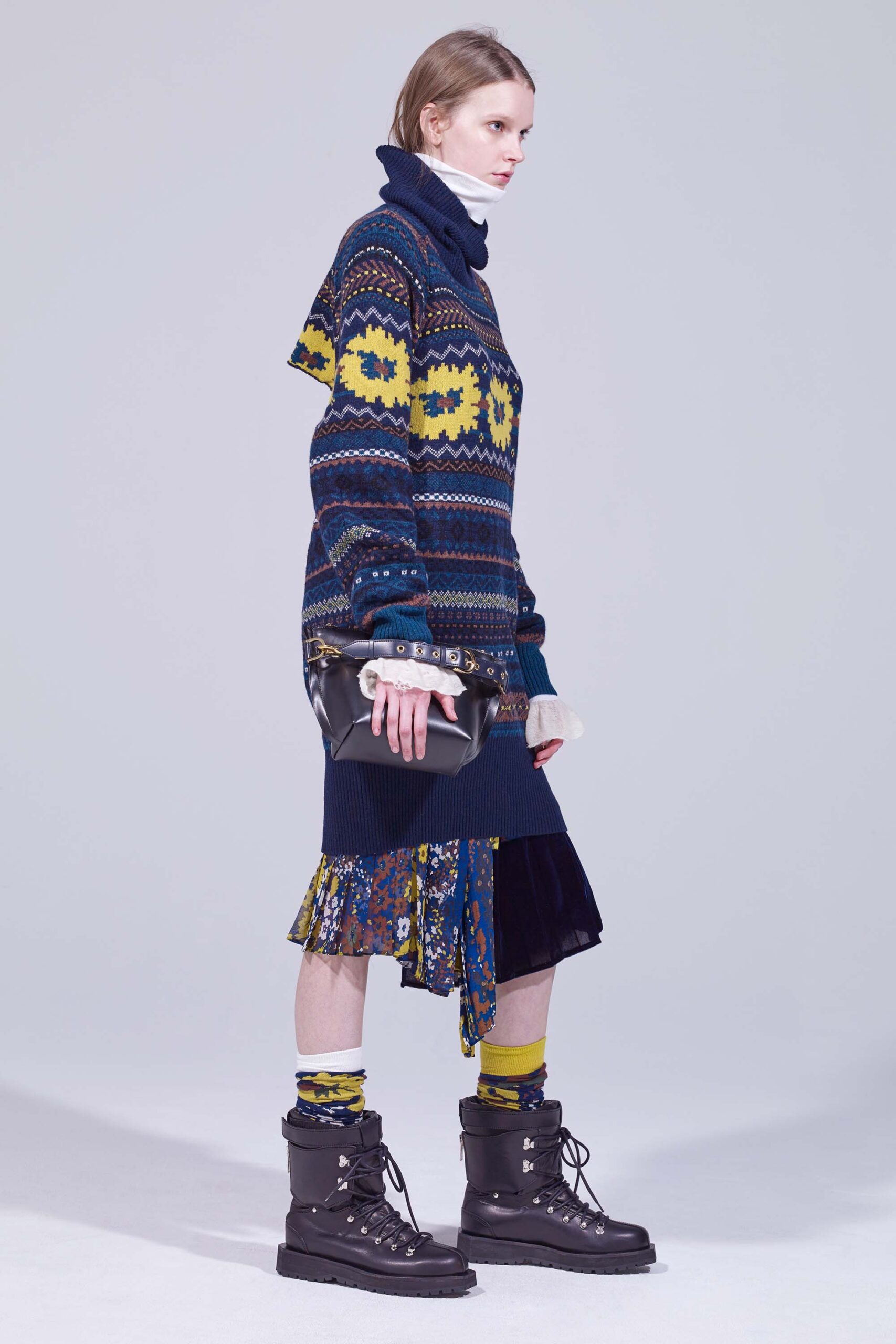 Sacai F/W 18 Look 33