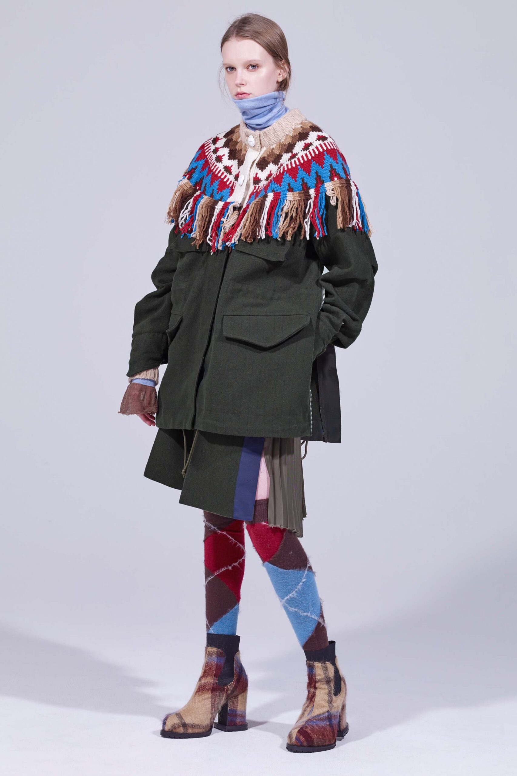 Sacai F/W 18 Look 34