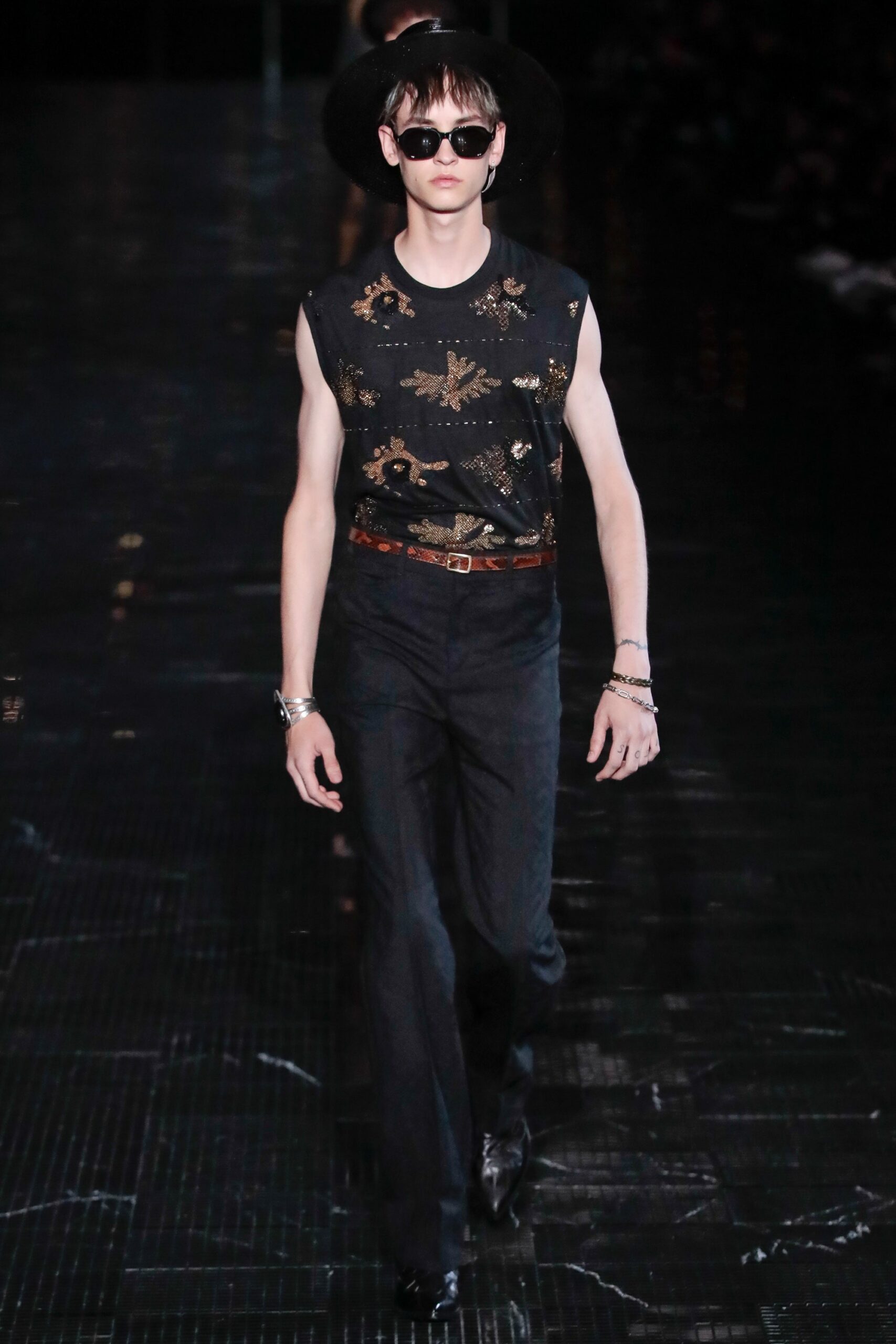 Saint Laurent S/S 19 Menswear Look 11