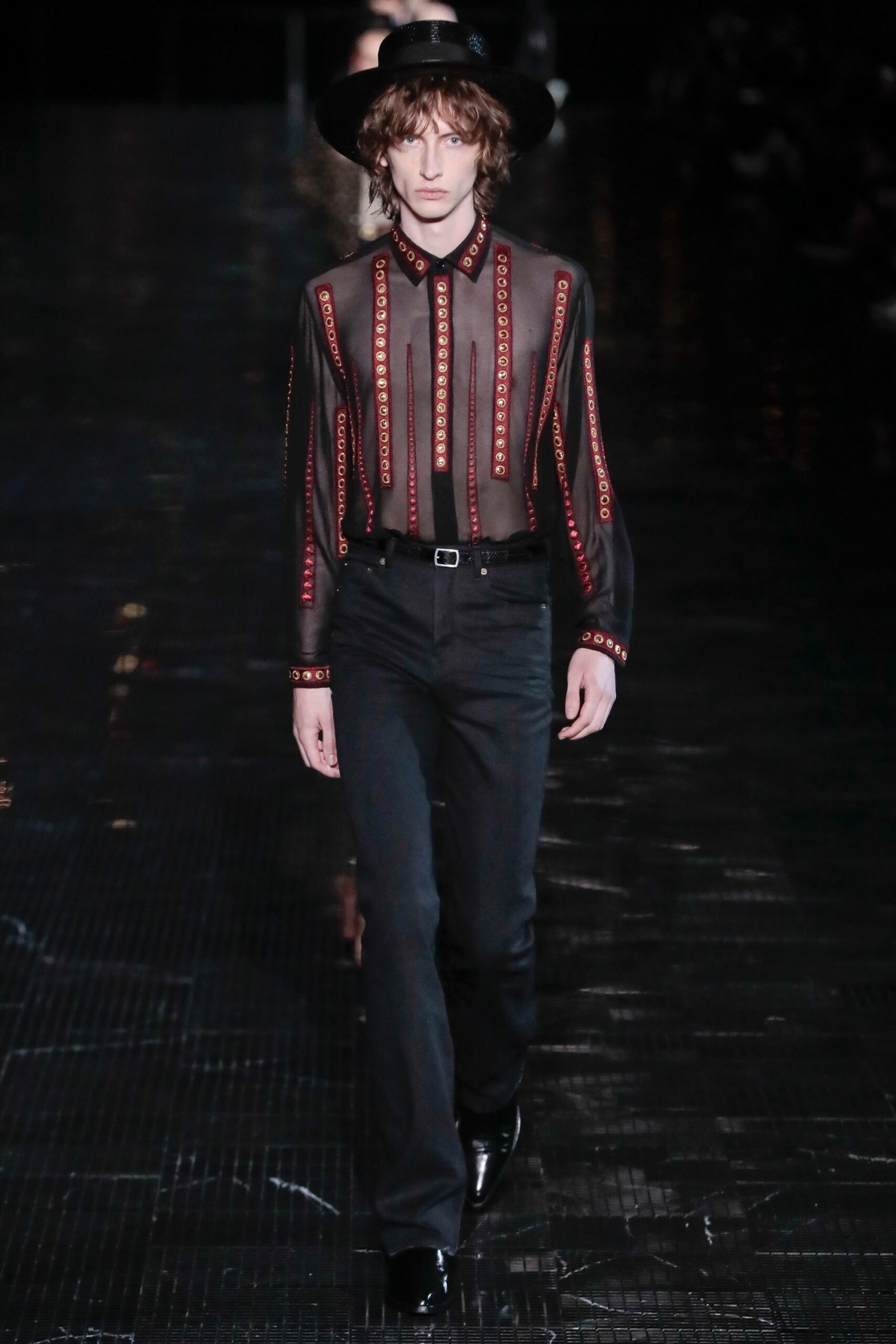 Saint Laurent S/S 19 Menswear Look 18