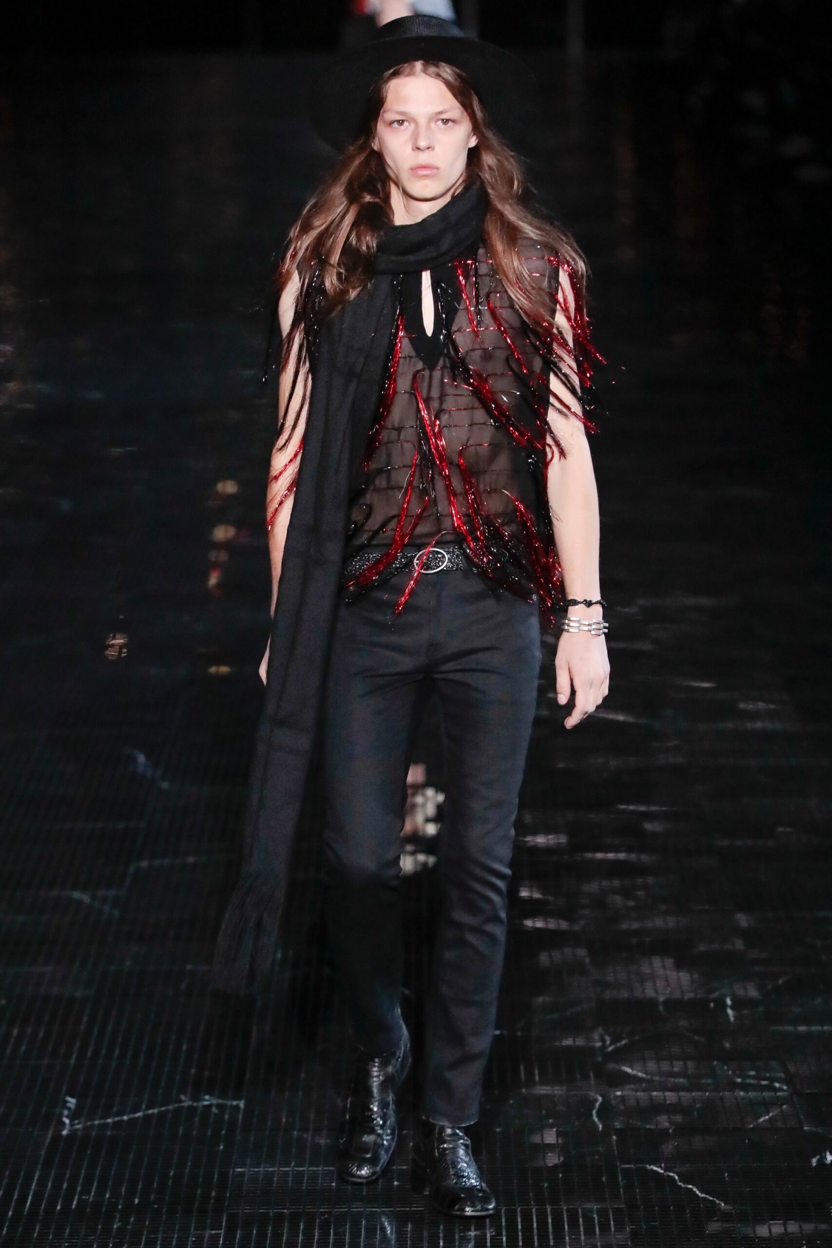 Saint Laurent S/S 19 Menswear Look 36