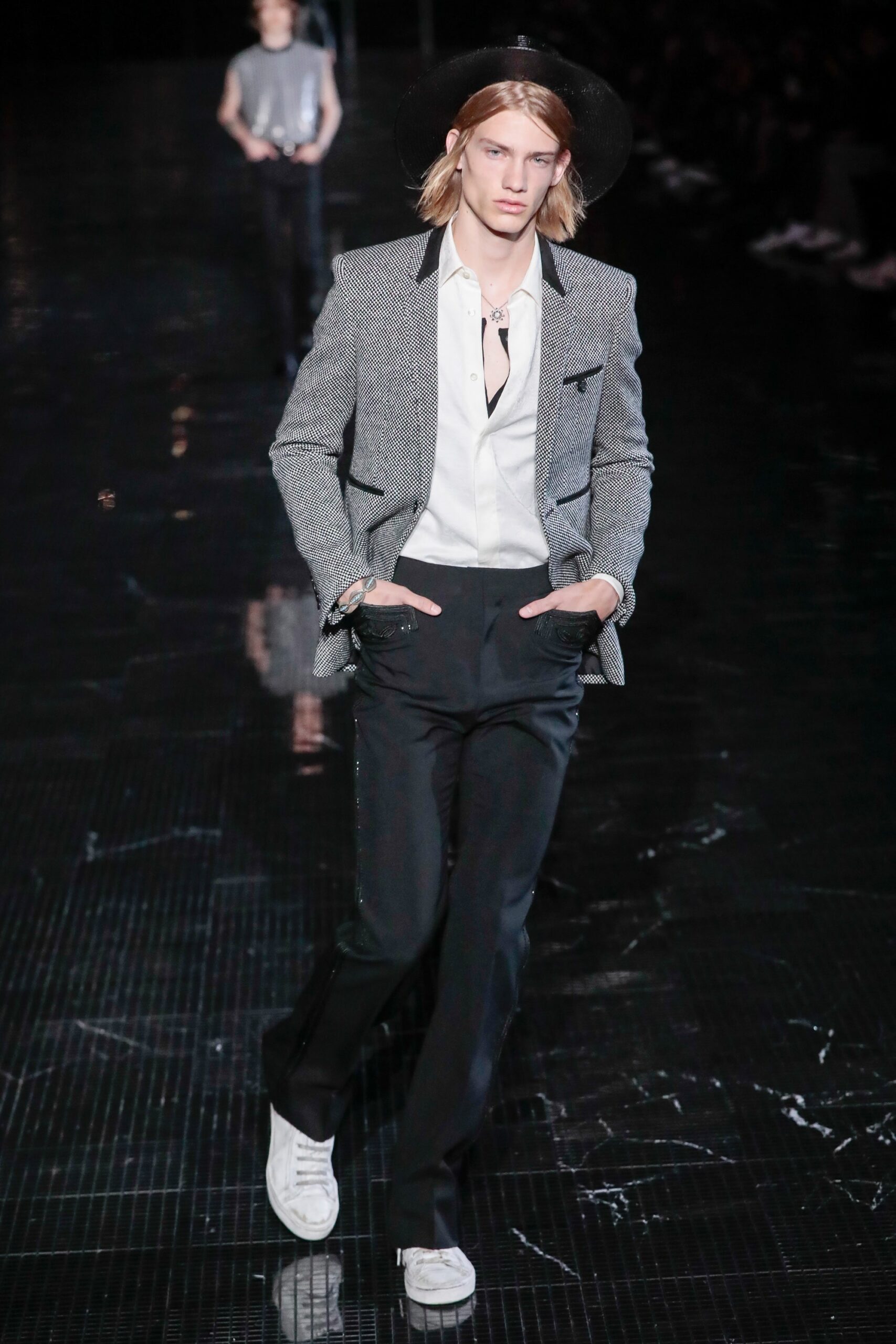 Saint Laurent S/S 19 Menswear Look 42