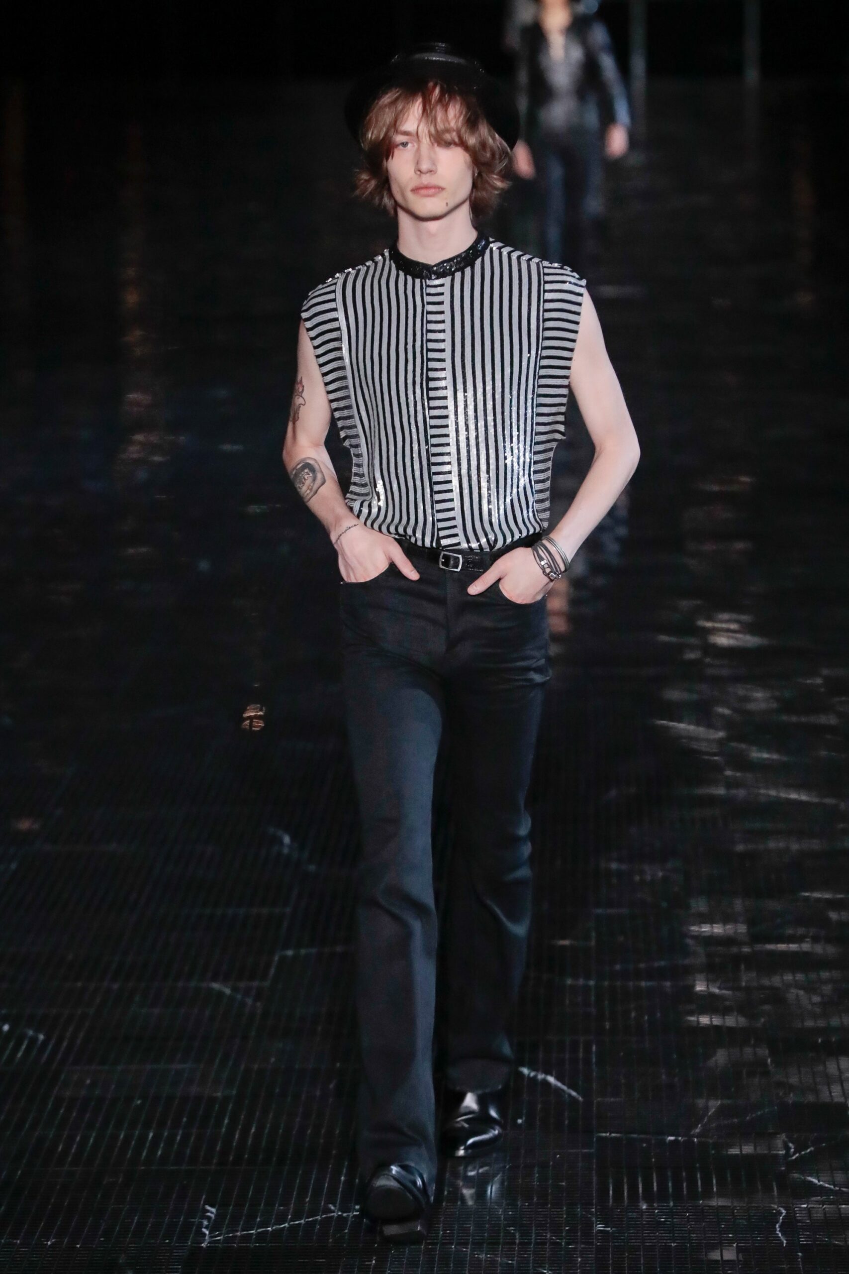 Saint Laurent S/S 19 Menswear Look 43