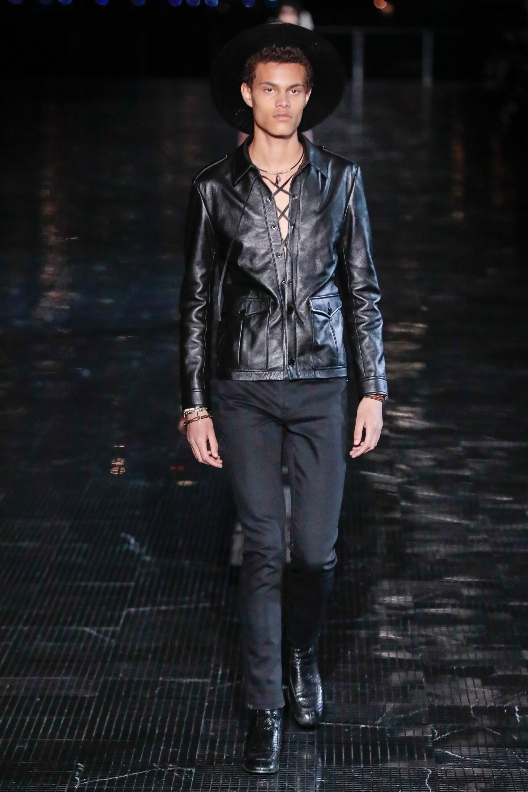 Saint Laurent S/S 19 Menswear Look 44
