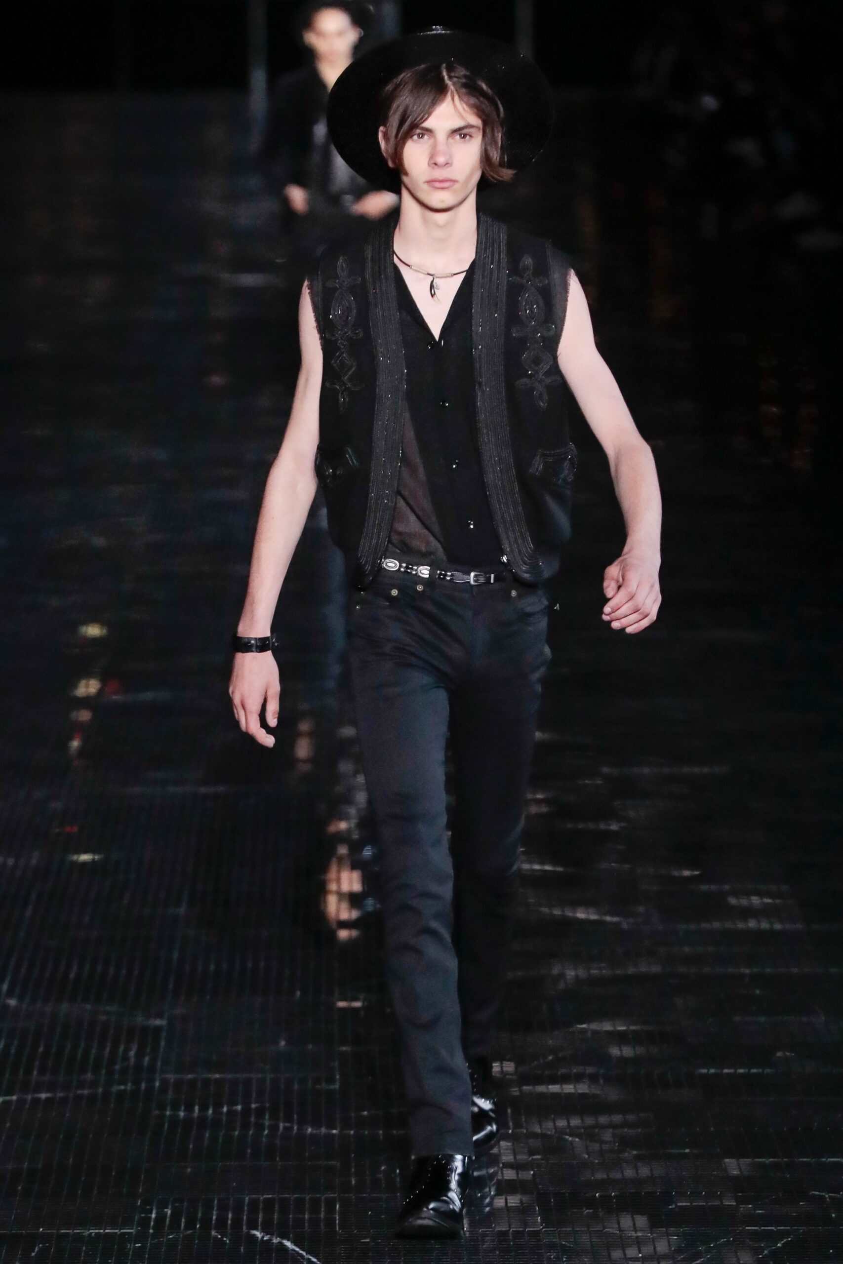 Saint Laurent S/S 19 Menswear Look 52