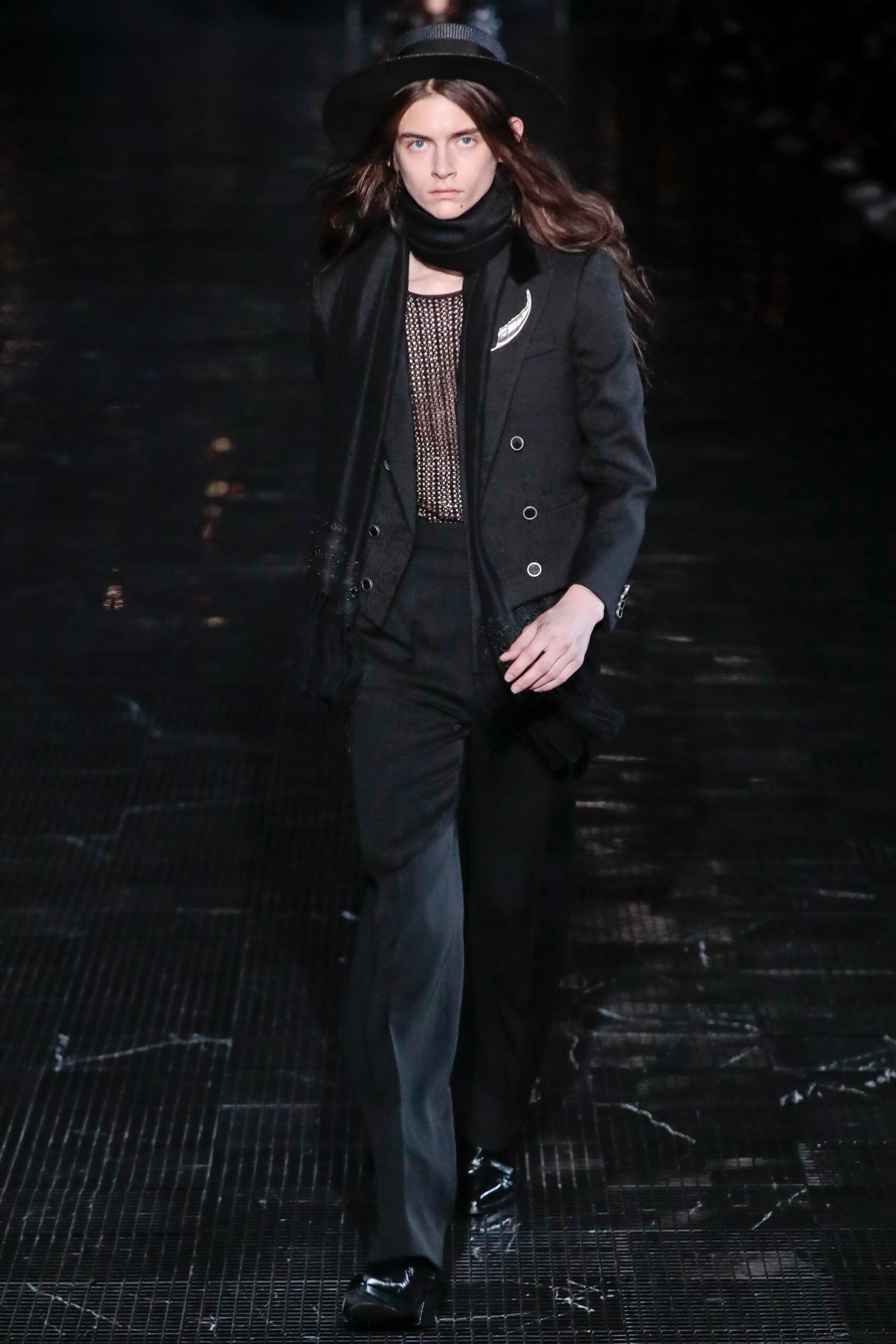 Saint Laurent S/S 19 Menswear Look 58