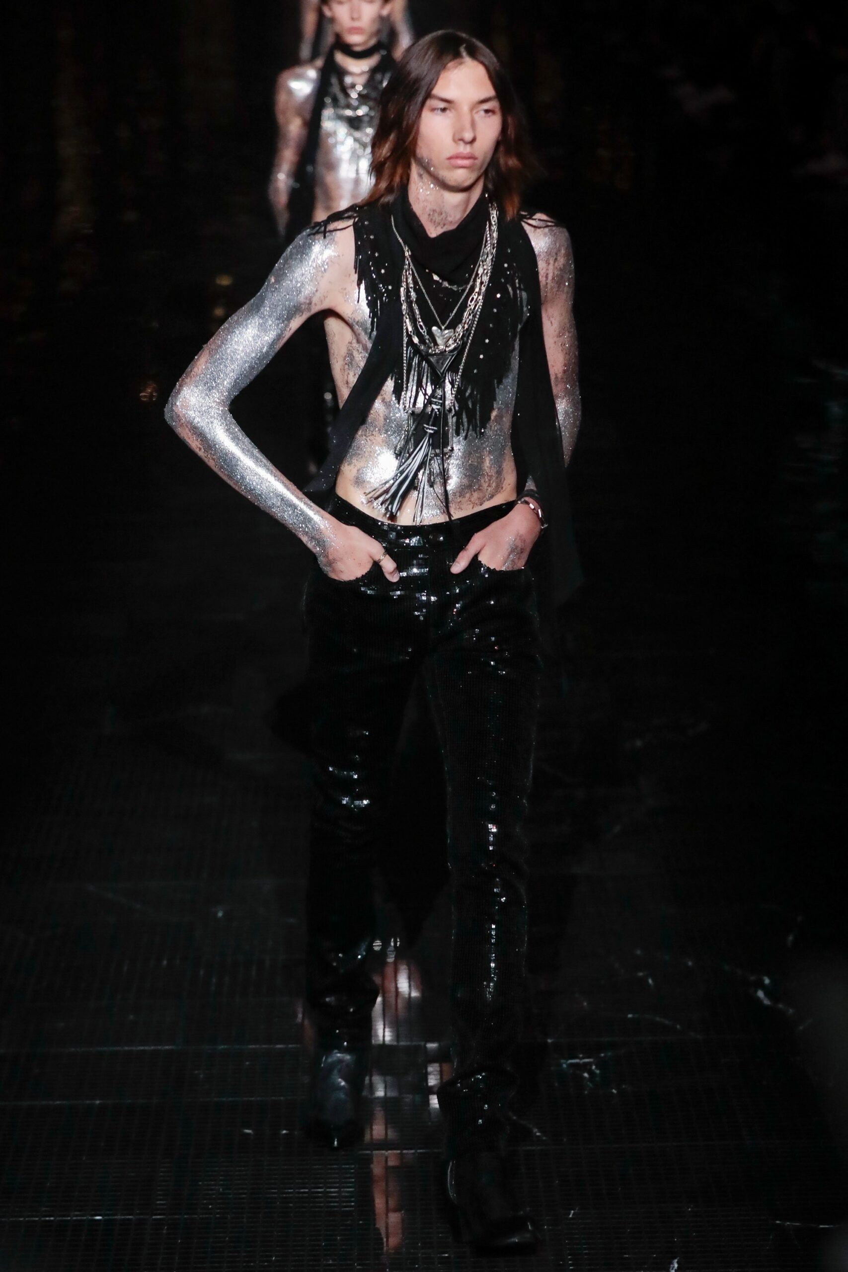 Saint Laurent S/S 19 Menswear Look 63