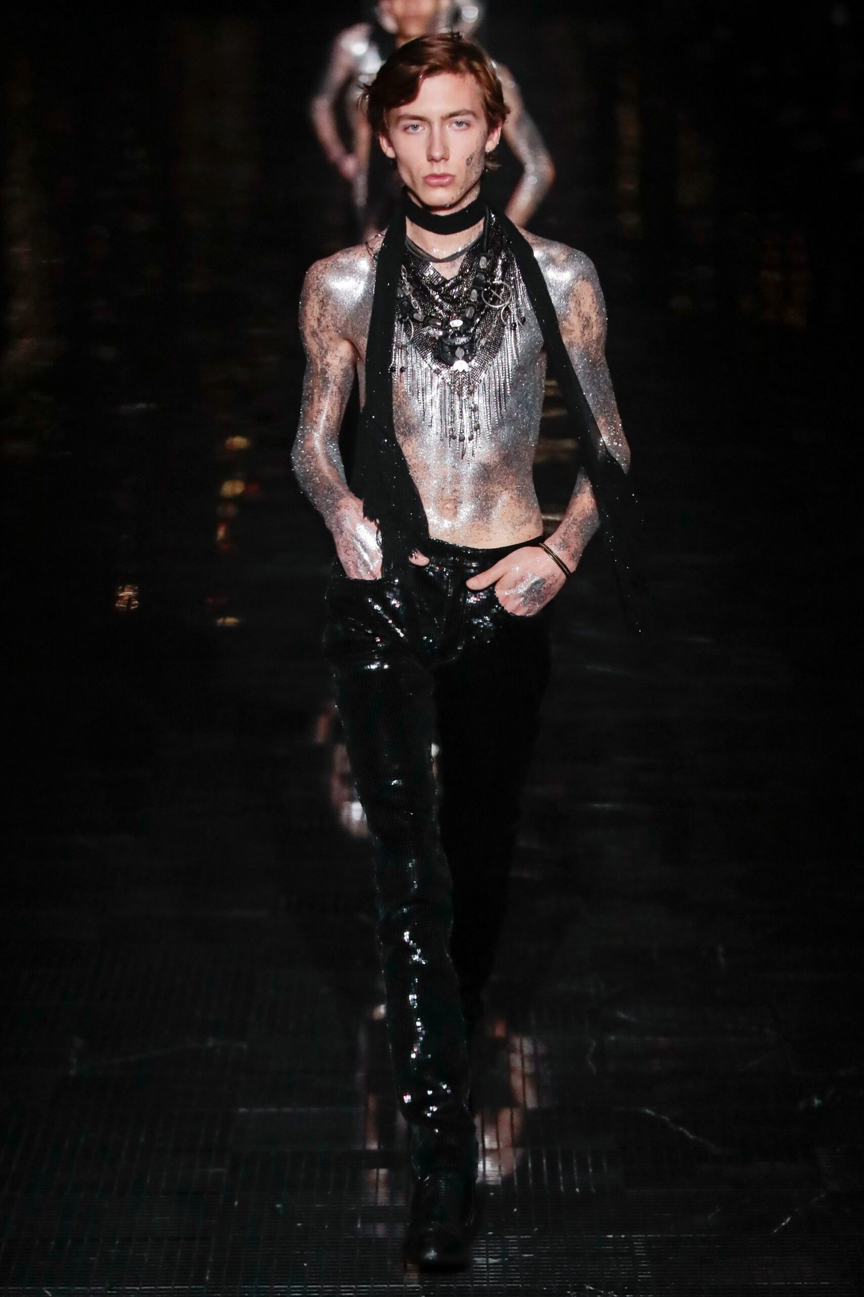 Saint Laurent S/S 19 Menswear Look 64