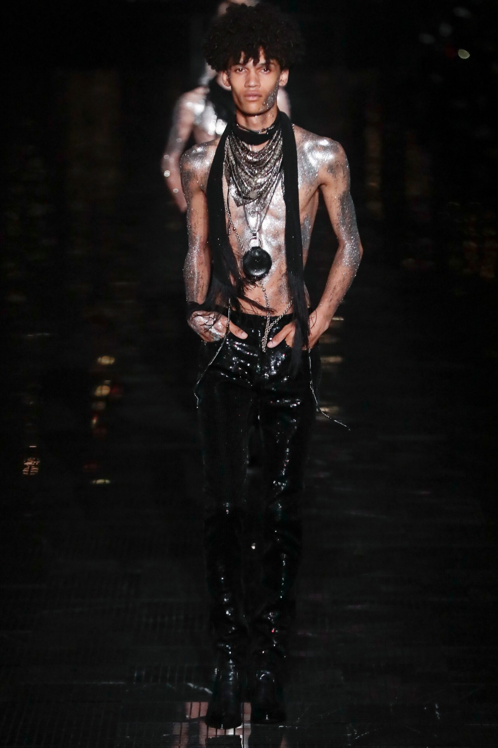 Saint Laurent S/S 19 Menswear Look 65
