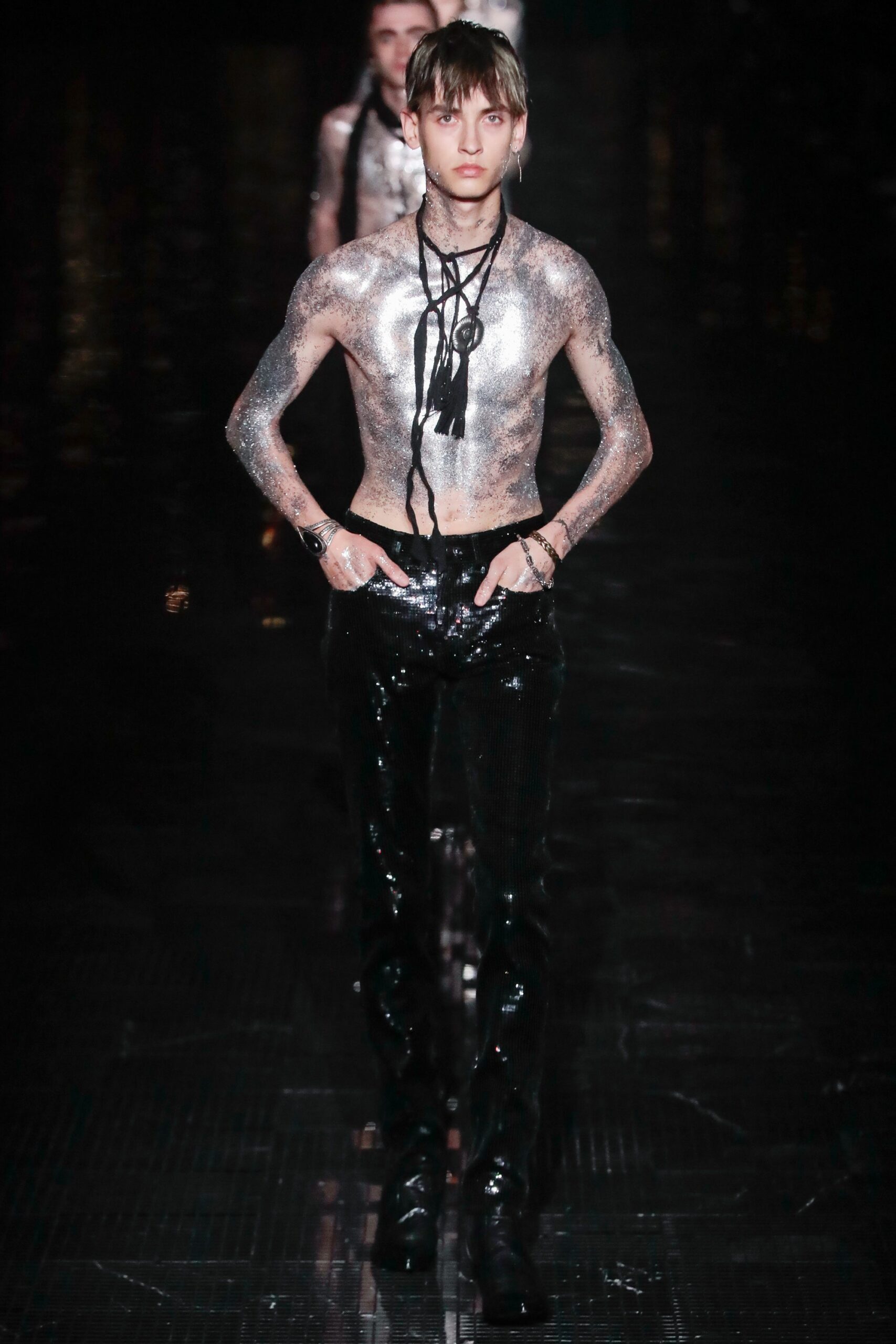 Saint Laurent S/S 19 Menswear Look 66