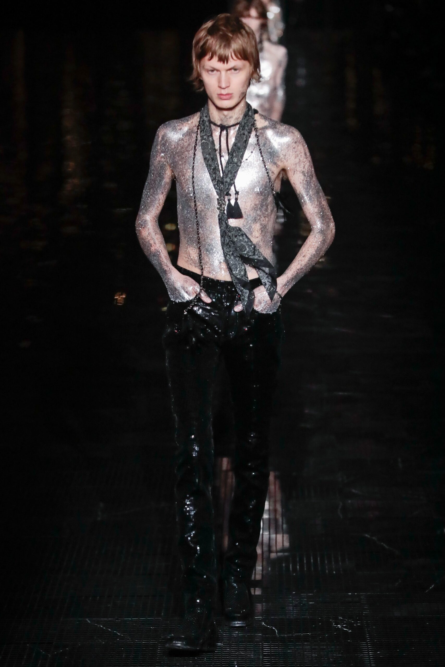 Saint Laurent S/S 19 Menswear Look 67