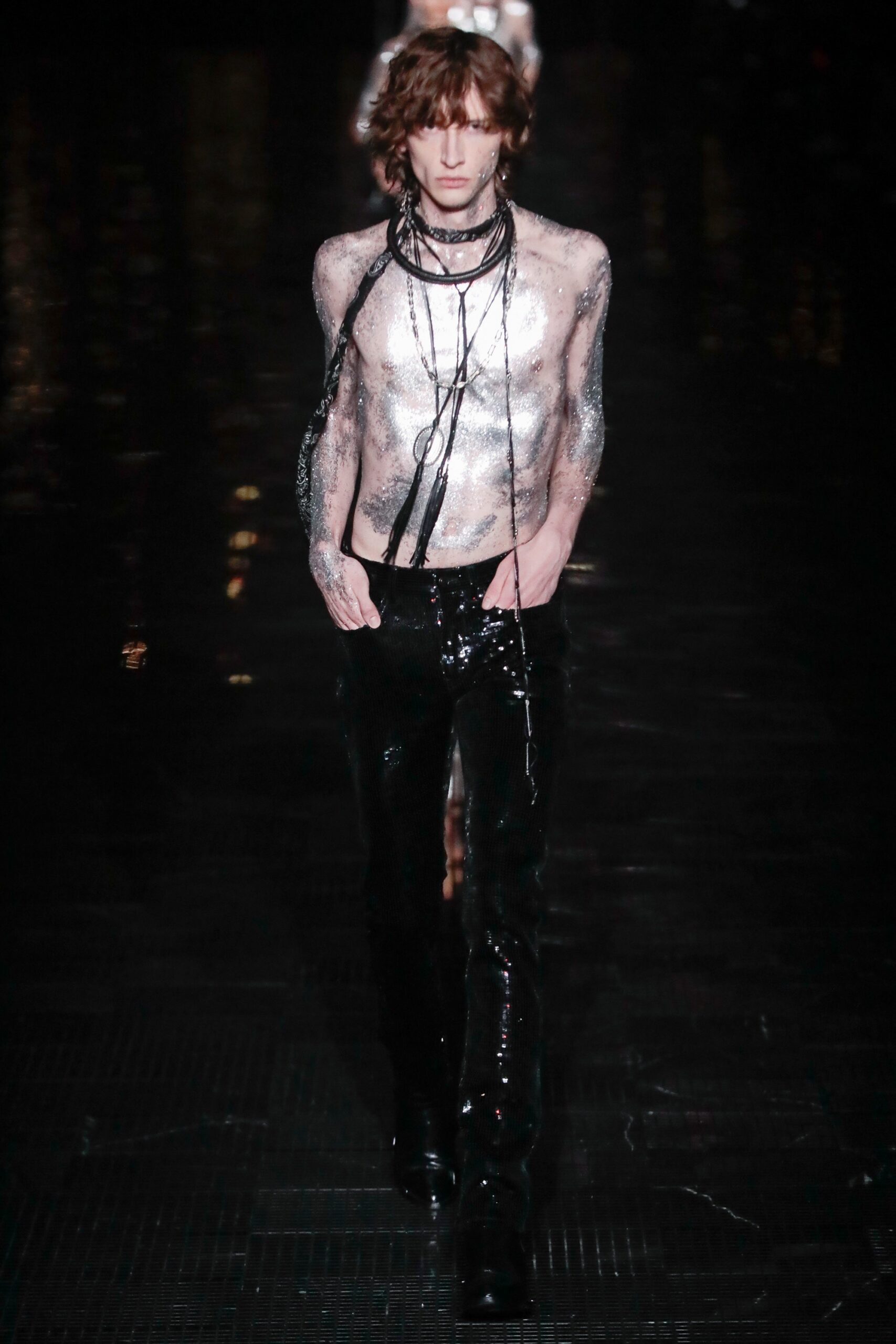 Saint Laurent S/S 19 Menswear Look 68