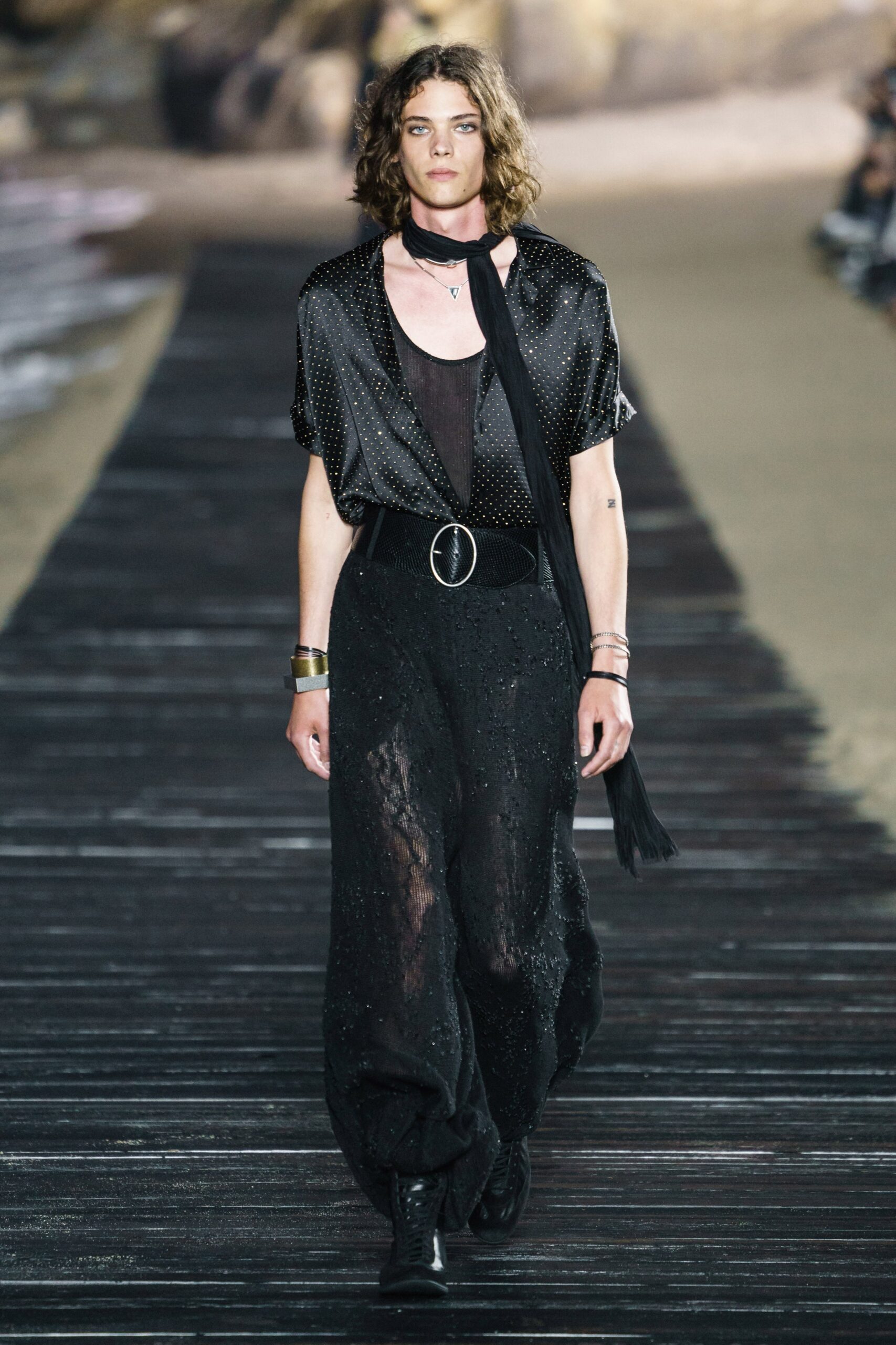 Saint Laurent S/S 20 Menswear Look 1