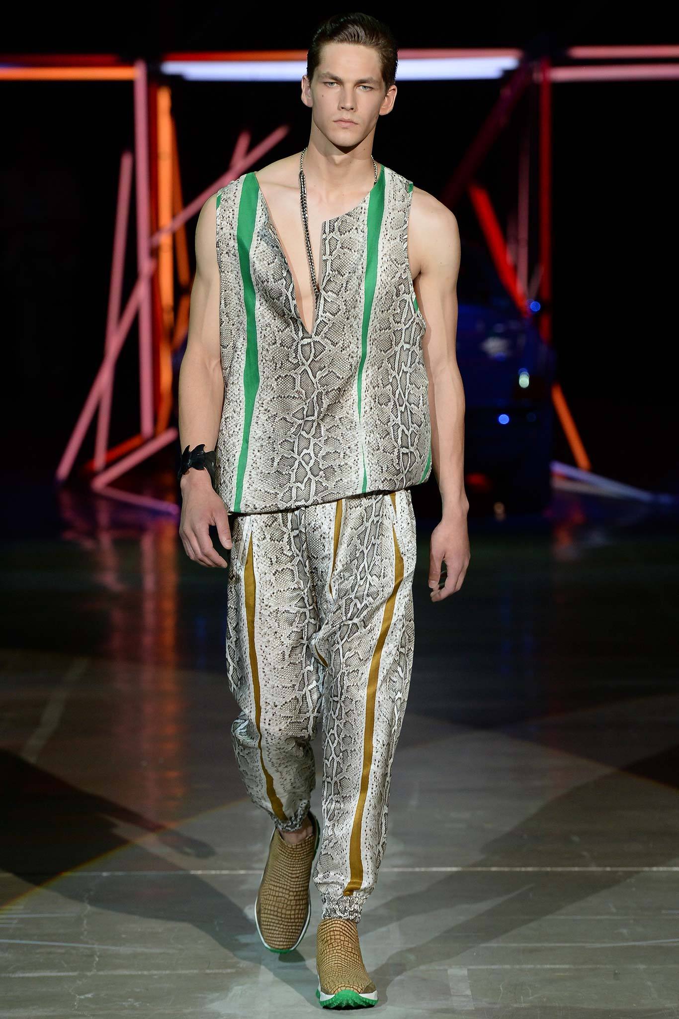 Roberto Cavalli Spring 2015 Menswear