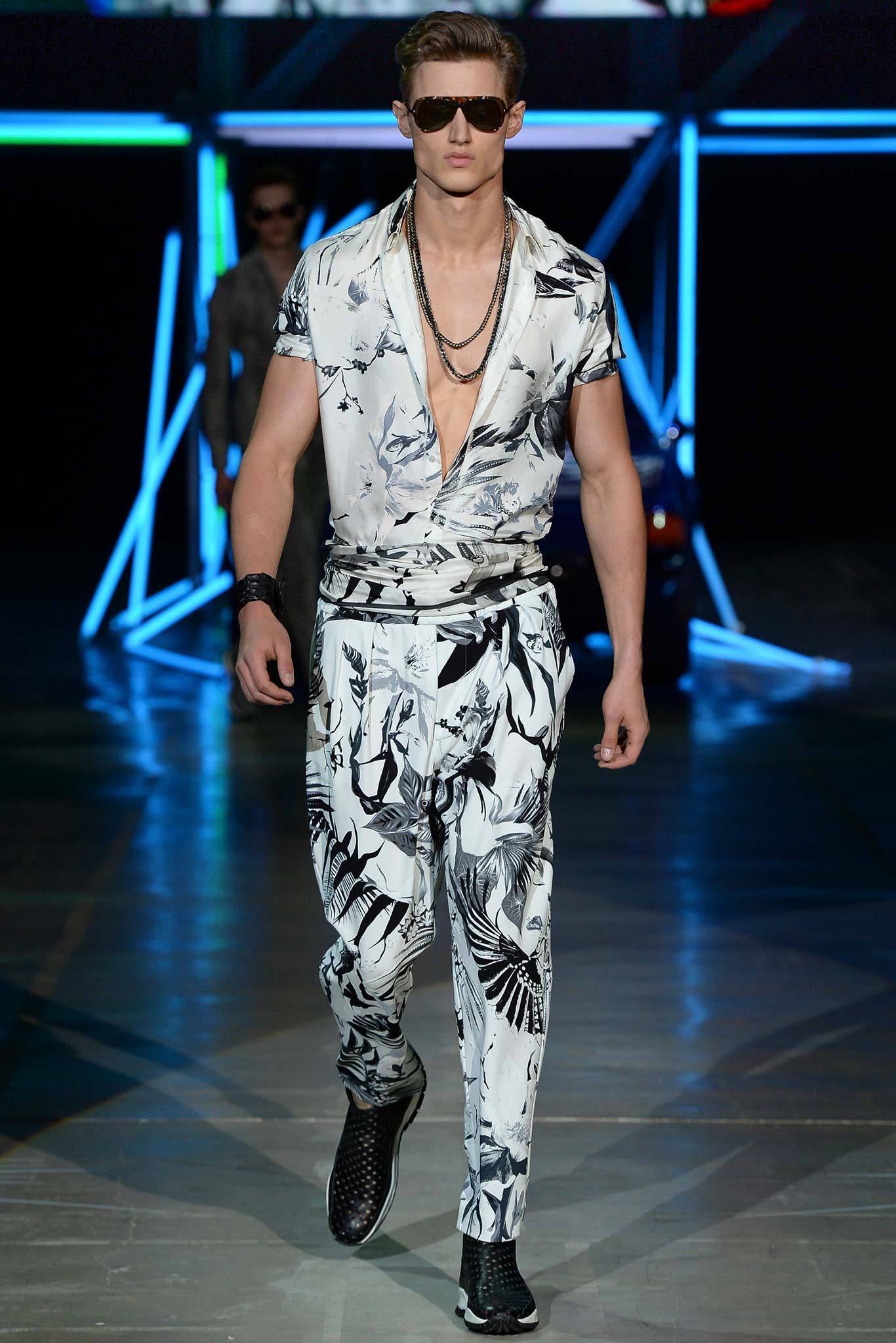 Roberto Cavalli S/S 15 Menswear Look 11