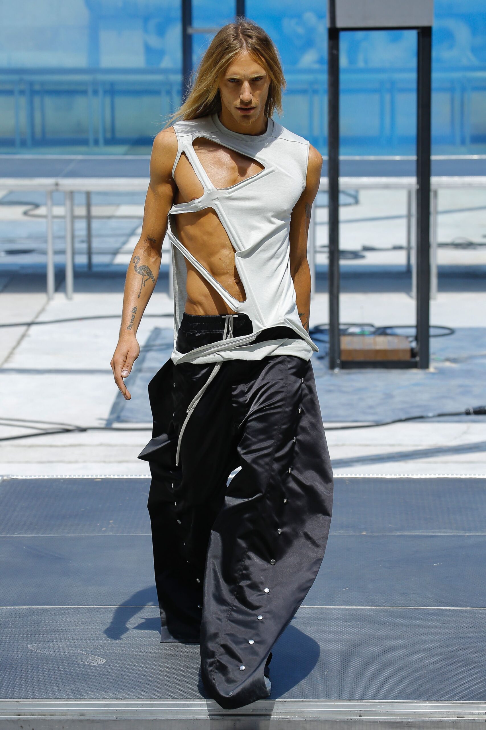Rick Owens S/S 19 Menswear Look 2