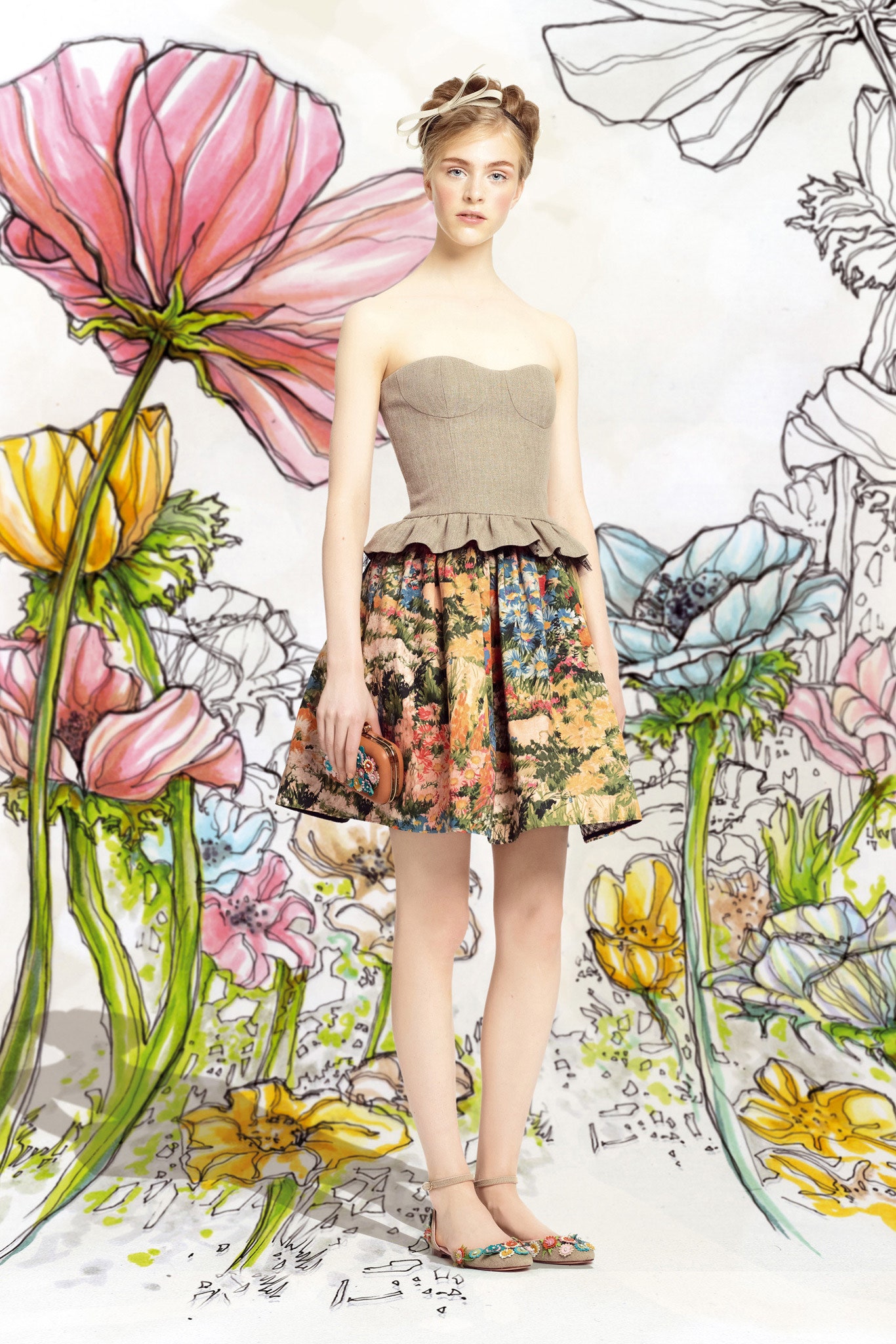 Red Valentino S/S 14 Look 7