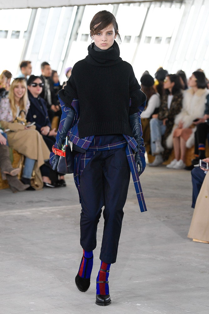 Sacai F/W 18 Look 8