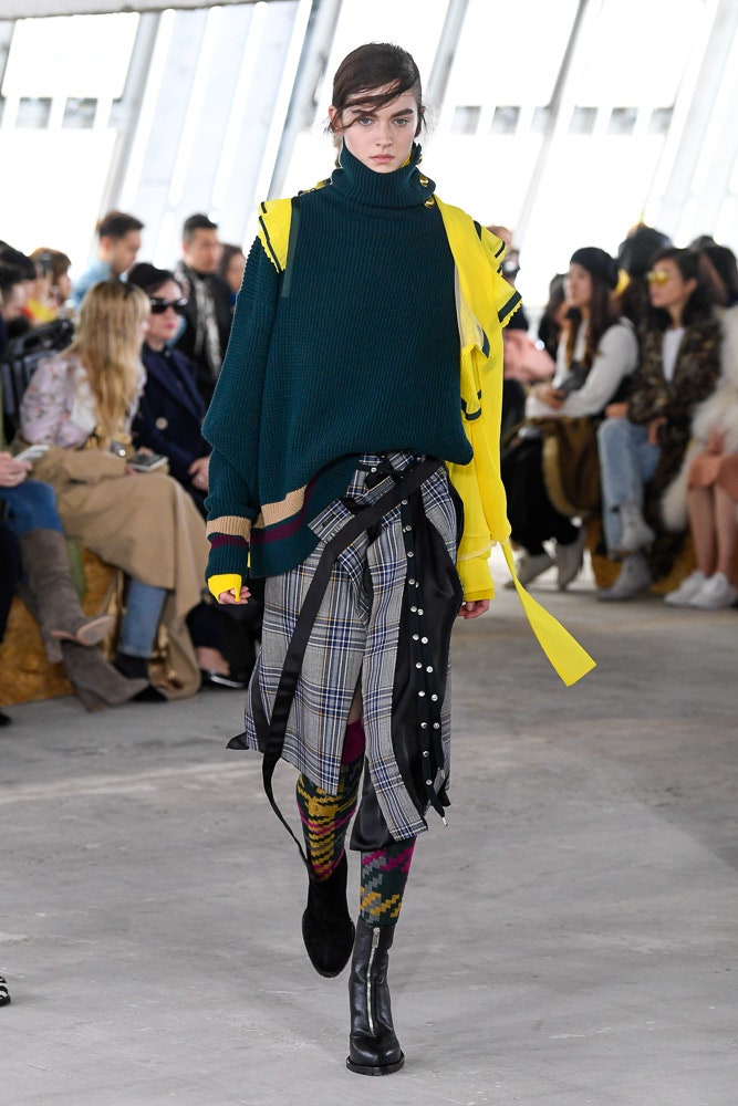 Sacai F/W 18 Look 12