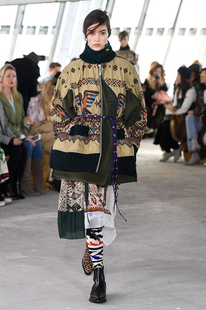Sacai F/W 18 Look 19