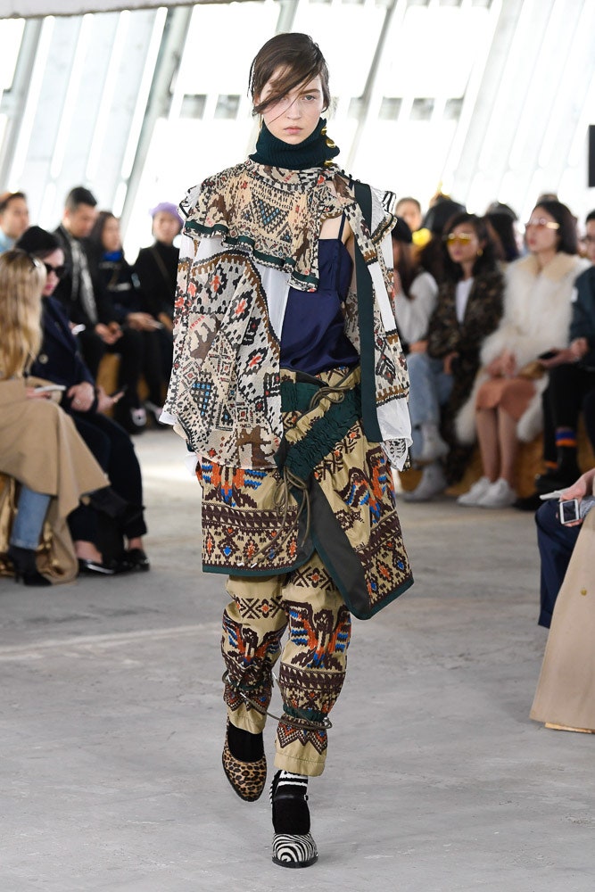 Sacai F/W 18 Look 20