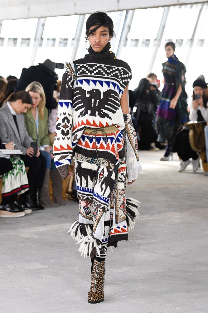 Sacai F/W 18 Look 21