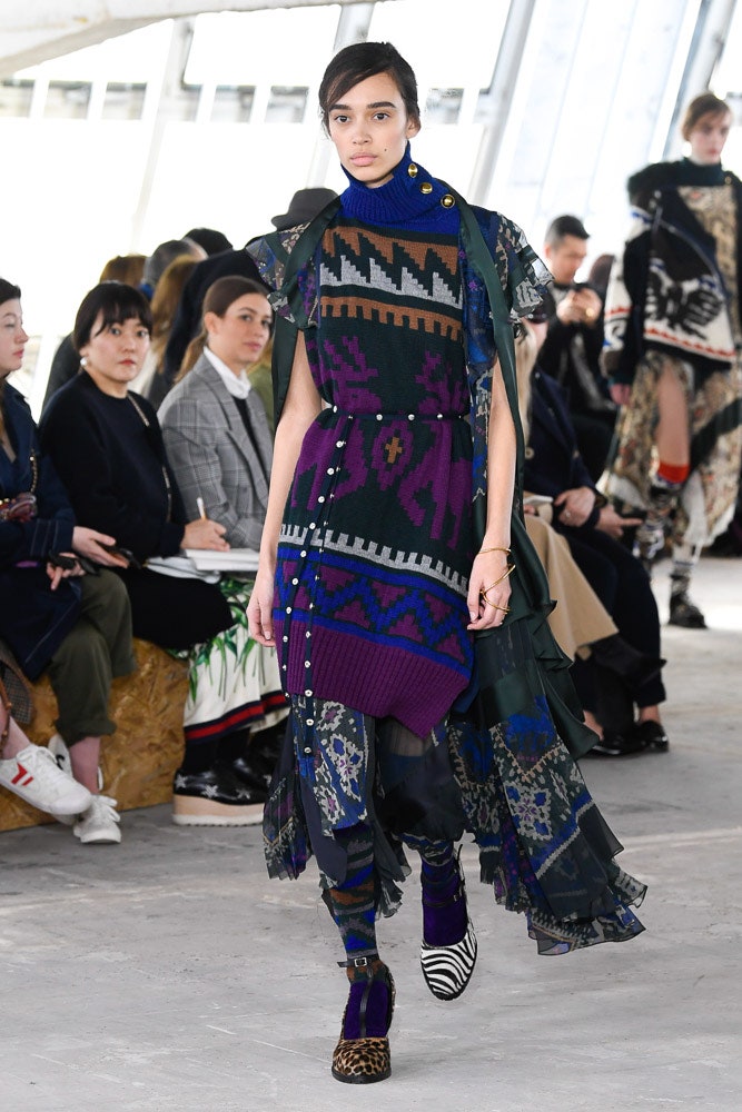 Sacai F/W 18 Look 22