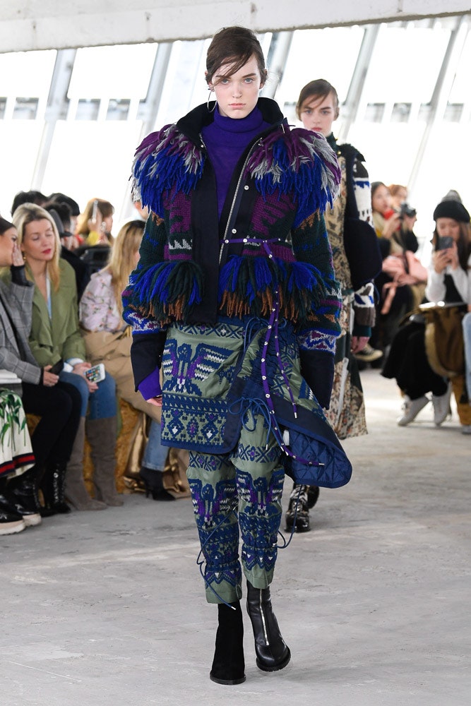 Sacai F/W 18 Look 23