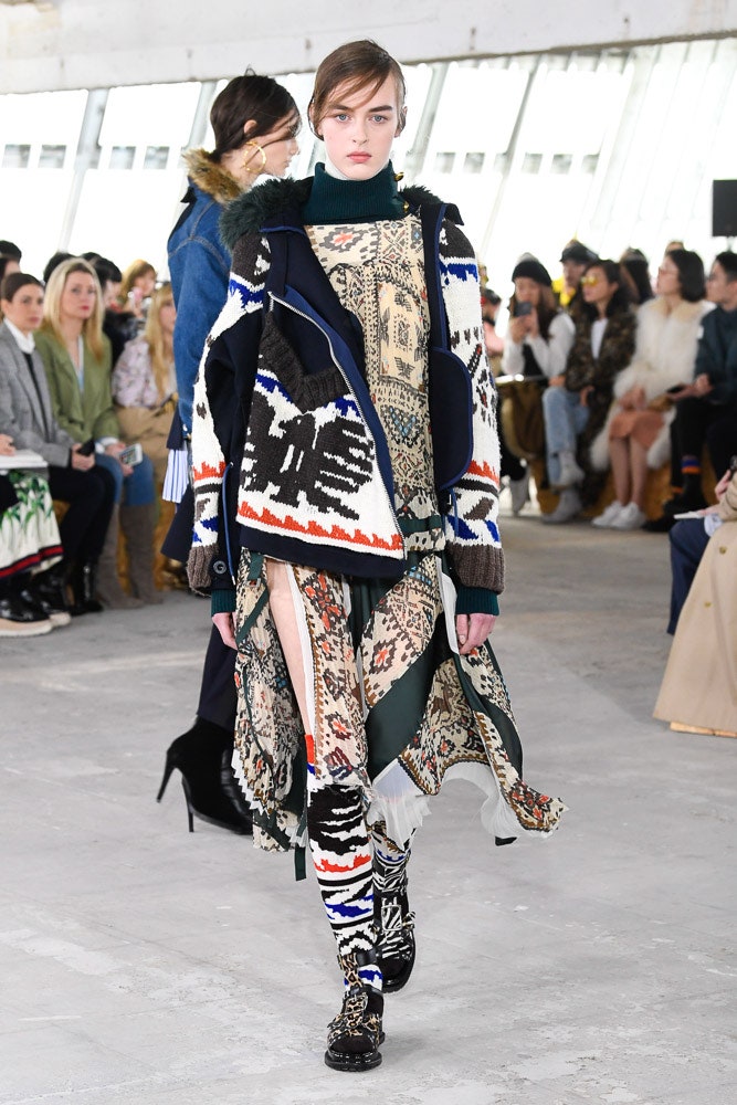 Sacai F/W 18 Look 24