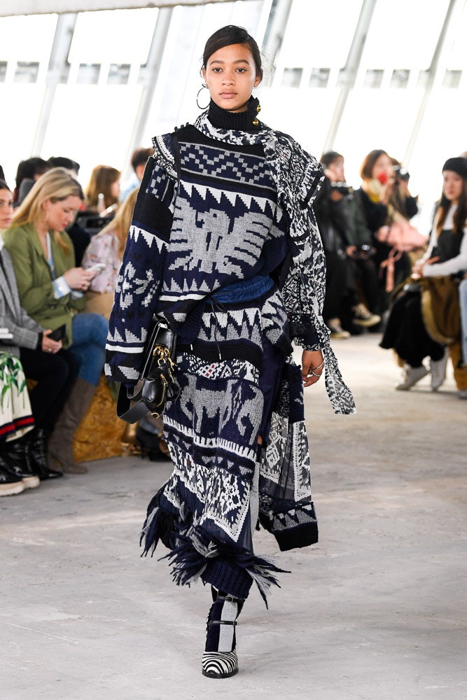 Sacai F/W 18 Look 40