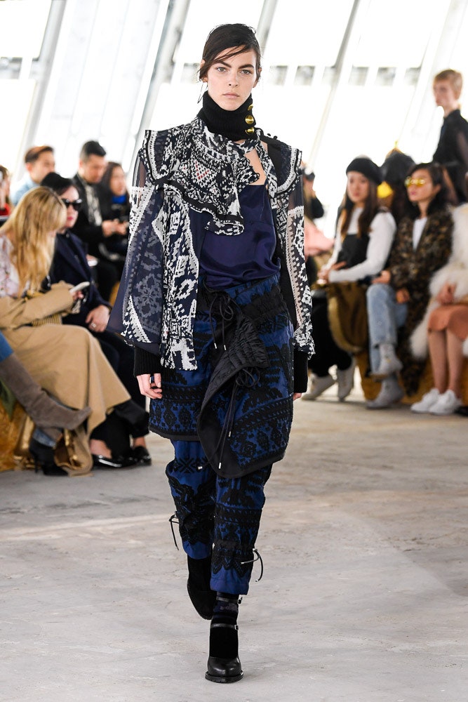 Sacai F/W 18 Look 41